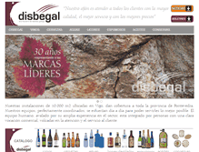 Tablet Screenshot of disbegal.com
